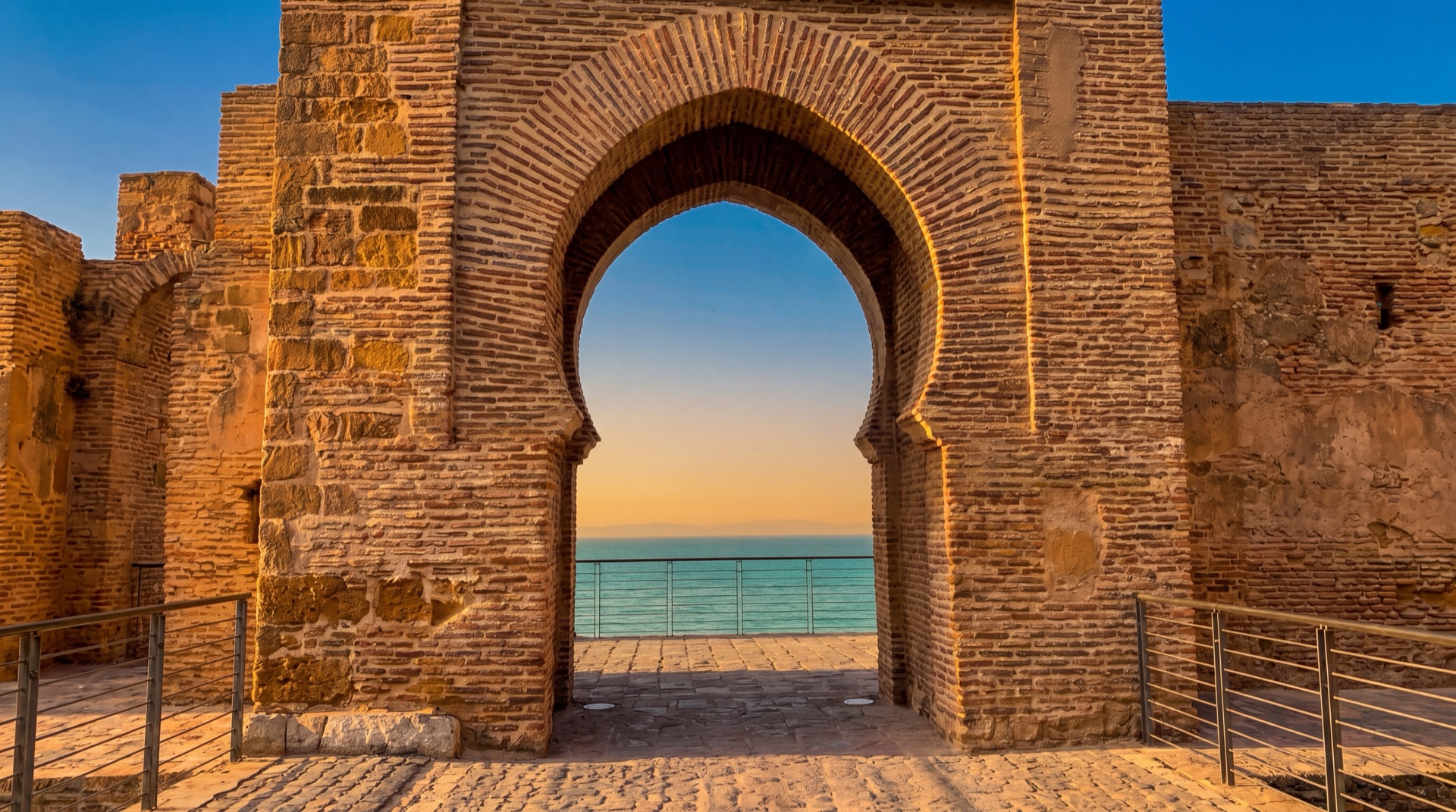 Bab El Bahr, the sea gate of the Tangier kasbah